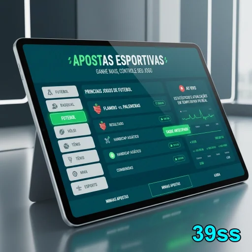 Tela do site 39ss com jogos ao vivo e opções de apostas.
