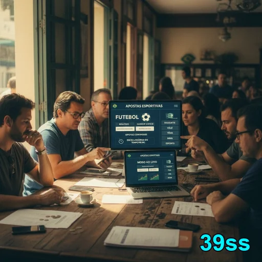 Grupo de jogadores VIP debatendo sobre apostas no 39ss.