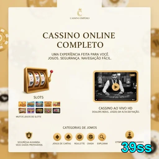 Interface interativa de cassino online 39ss com jogos e dealers ao vivo.