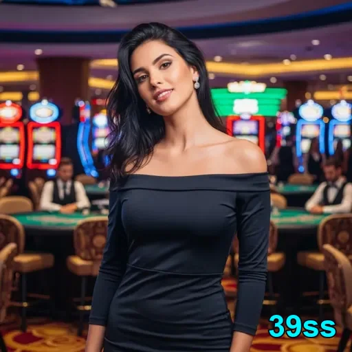 Dealer ao vivo em ambiente seguro no cassino 39ss.