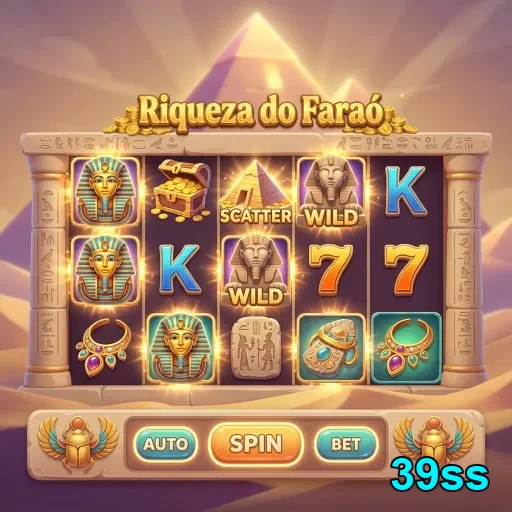 Slots premium do 'Riqueza do Faraó' no 39ss.