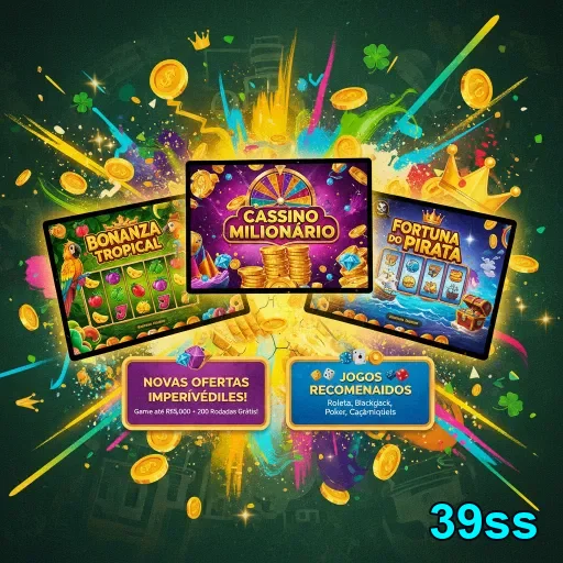 Imagem de jogos de cassino da 39ss com bônus exclusivos.