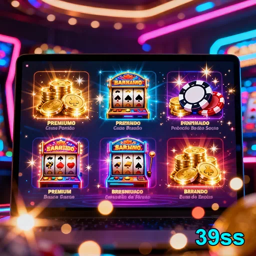 Variedade de slots na plataforma 39ss com prêmios diversos.